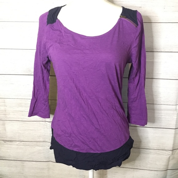 Merona Tops - Merona Quarter Sleeve Tee